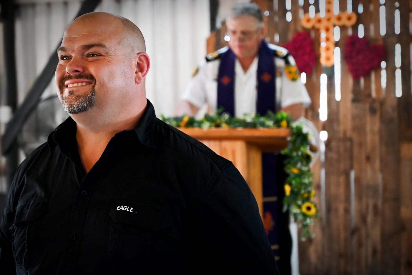 Wedding ceremony by Dr. Gerrit Rademeyer in Oyster Bay (Oesterbaai)