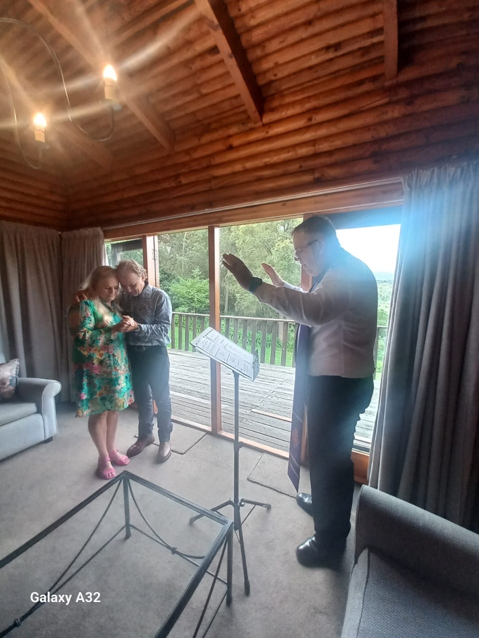 Wedding ceremony by Dr. Gerrit Rademeyer in Oyster Bay (Oesterbaai)