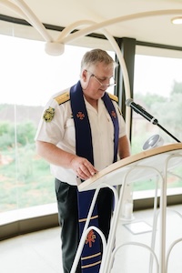 Wedding ceremony by Dr. Gerrit Rademeyer in Oyster Bay (Oesterbaai)