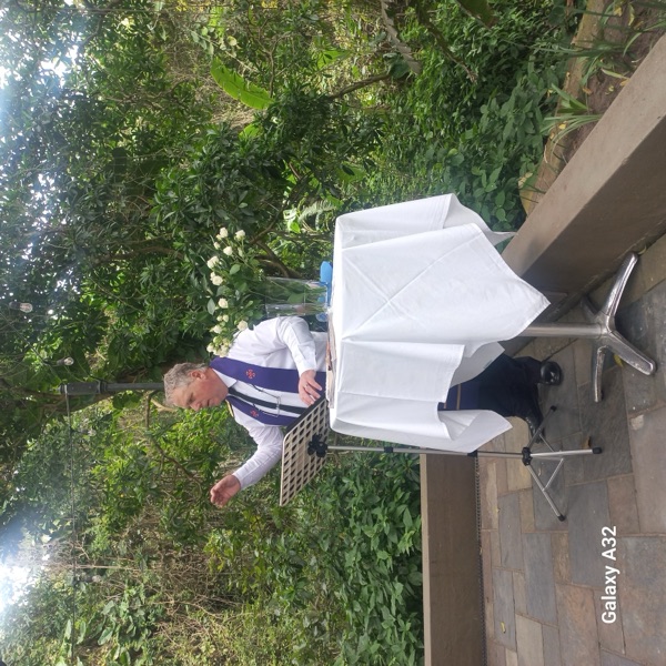 Wedding ceremony by Dr. Gerrit Rademeyer in Oyster Bay (Oesterbaai)
