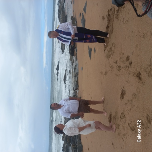 Wedding ceremony by Dr. Gerrit Rademeyer in Oyster Bay (Oesterbaai)