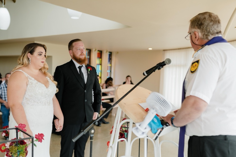 Wedding ceremony by Dr. Gerrit Rademeyer in Oyster Bay (Oesterbaai)