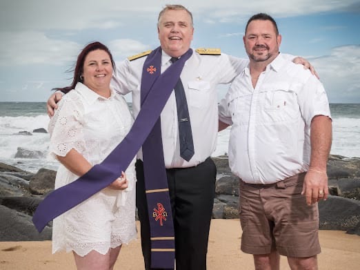 Wedding ceremony by Dr. Gerrit Rademeyer in Oyster Bay (Oesterbaai)