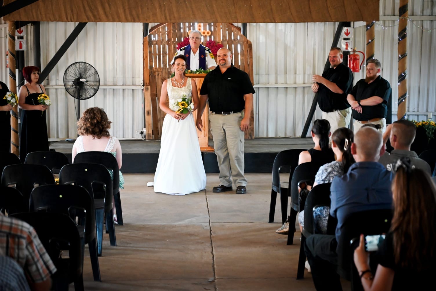 Wedding ceremony by Dr. Gerrit Rademeyer in Oyster Bay (Oesterbaai)