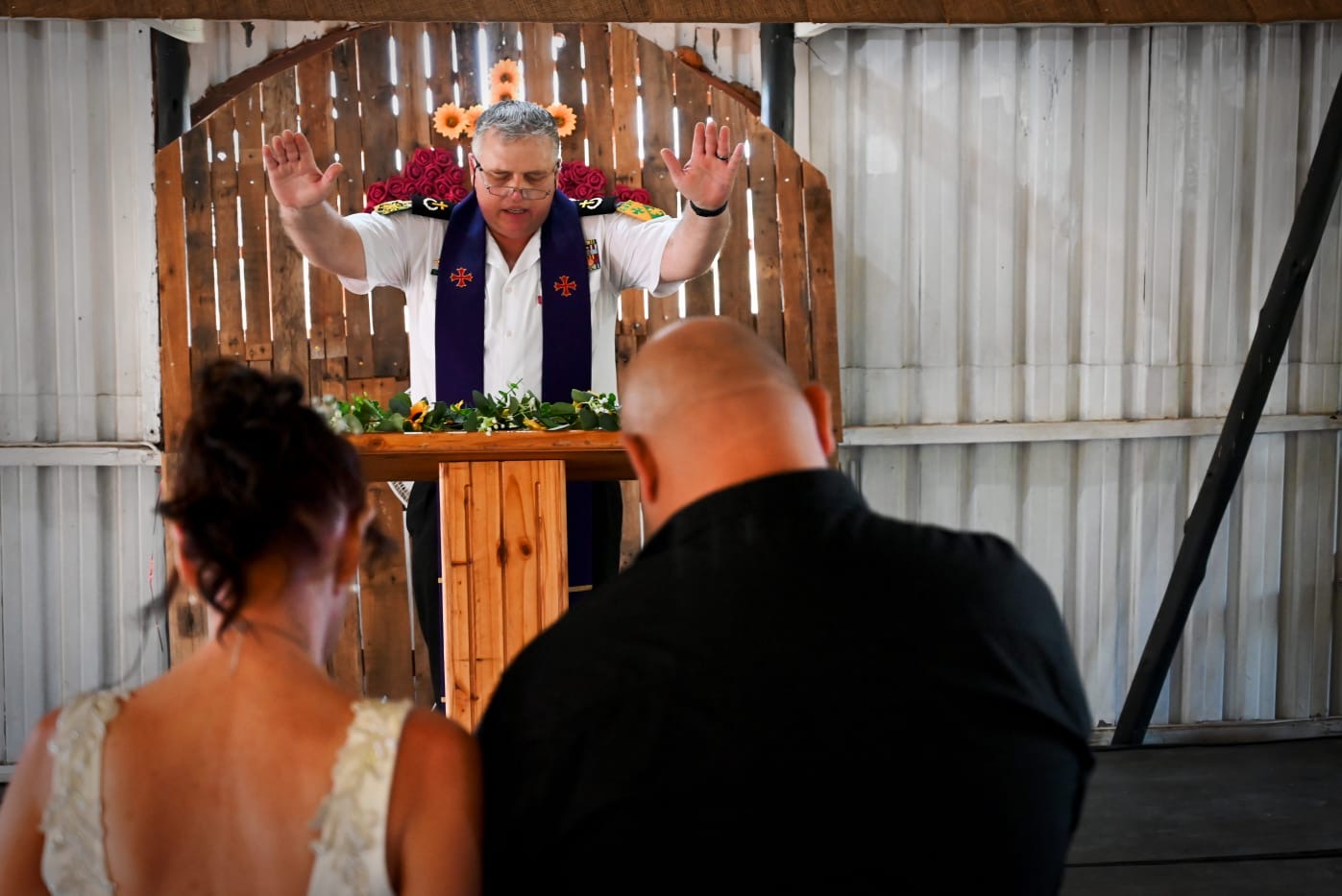 Wedding ceremony by Dr. Gerrit Rademeyer in Oyster Bay (Oesterbaai)